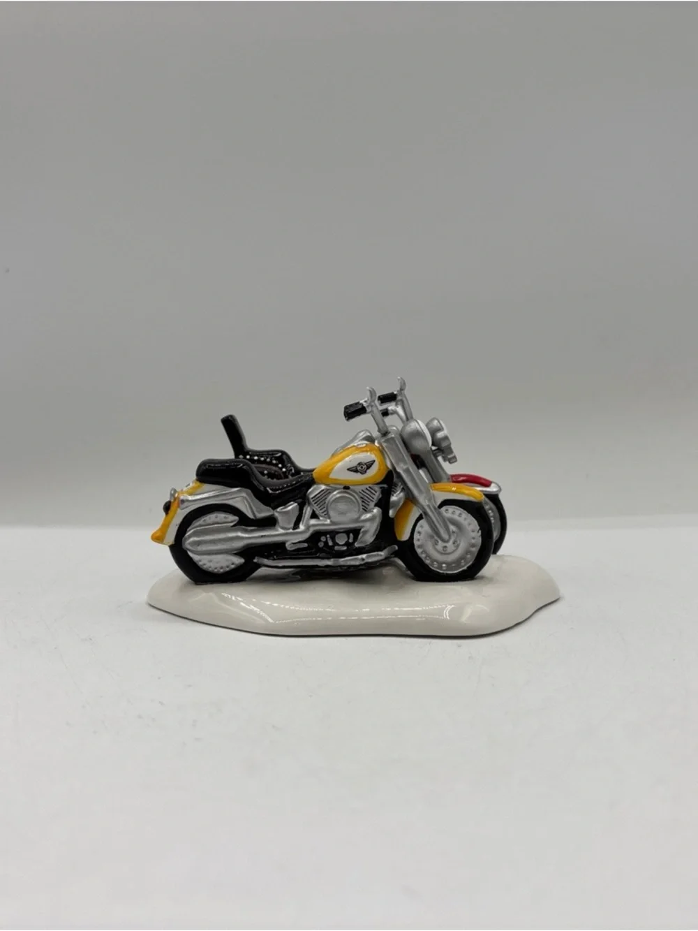 Department 56 1996 Vintage Original Snow Harley Davidson Fat Boy & Softail 54900